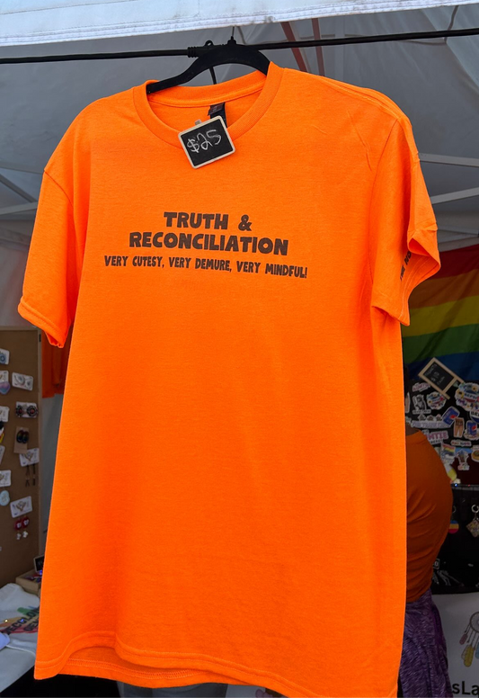Very demure orange truth and reconciliation tshirt