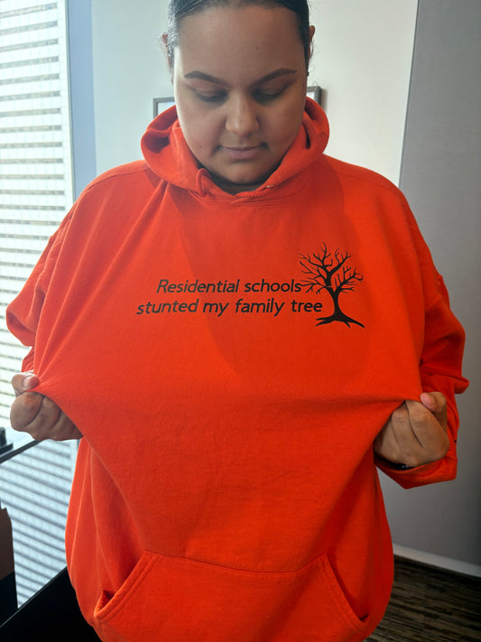Residential schools stunted my family tree t-shirt